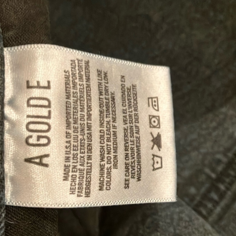 Agolde Riley Jeans 26 washed black - Picture 3 of 13